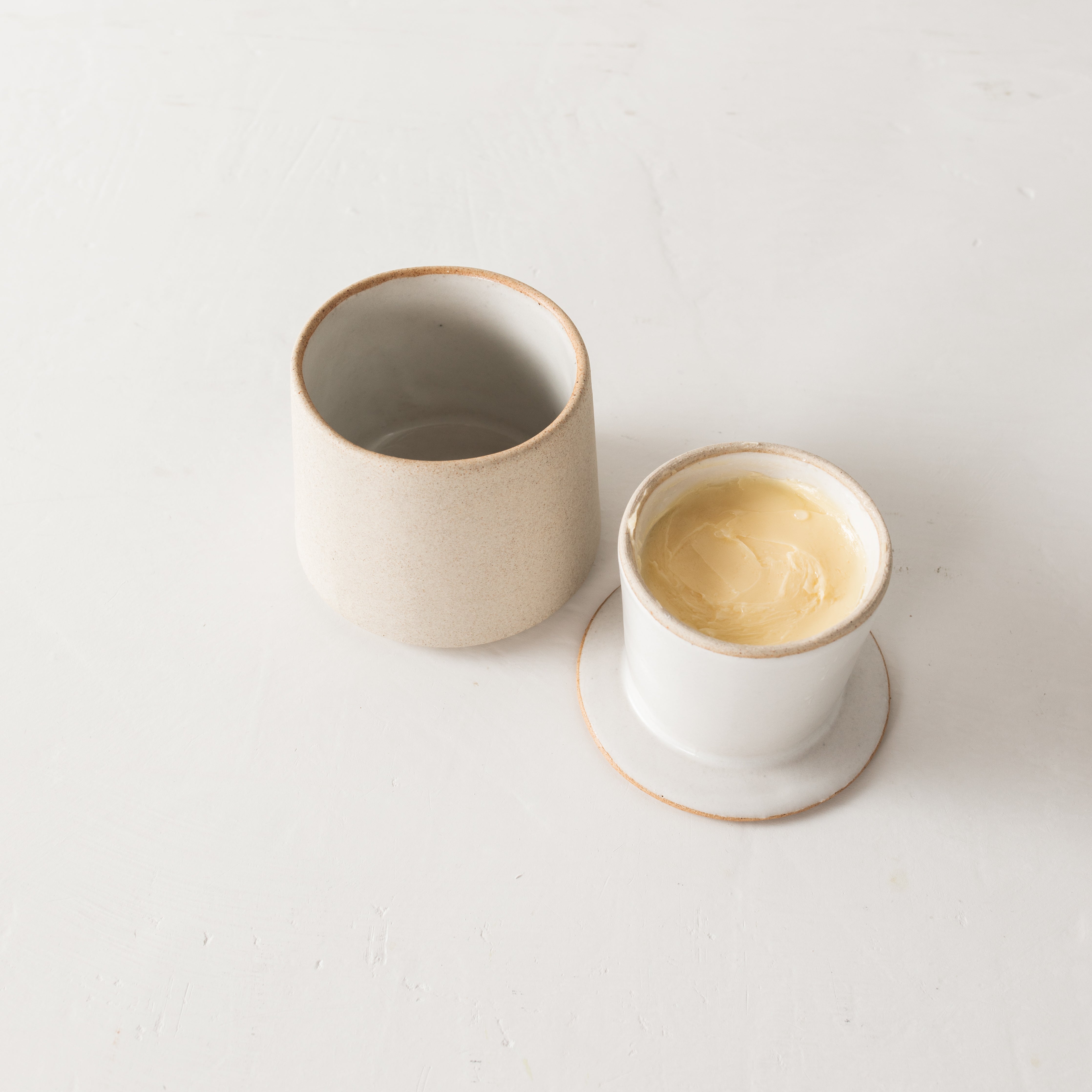 Minimal Butter Keeper | Raw Stoneware