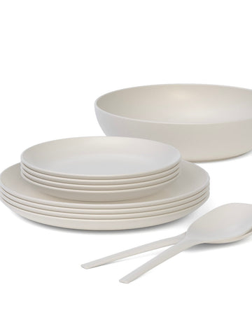 11" Round Dinner Plate Set of 4 - Off White