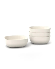  Bamboo Cereal Bowl - 4 Piece Set - Off White