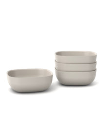  Bamboo Cereal Bowl - 4 Piece Set - Stone