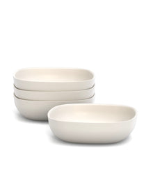  Bamboo Solo Salad Bowl - Set of 4 - Off White