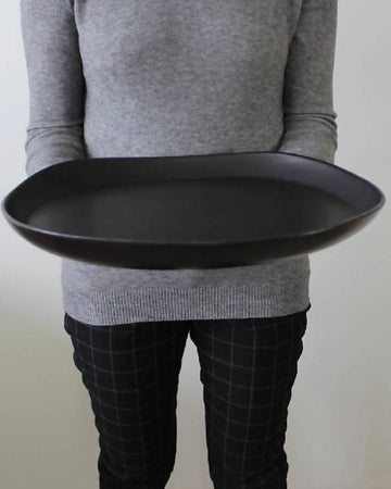 Stoneware Round Serving Platter