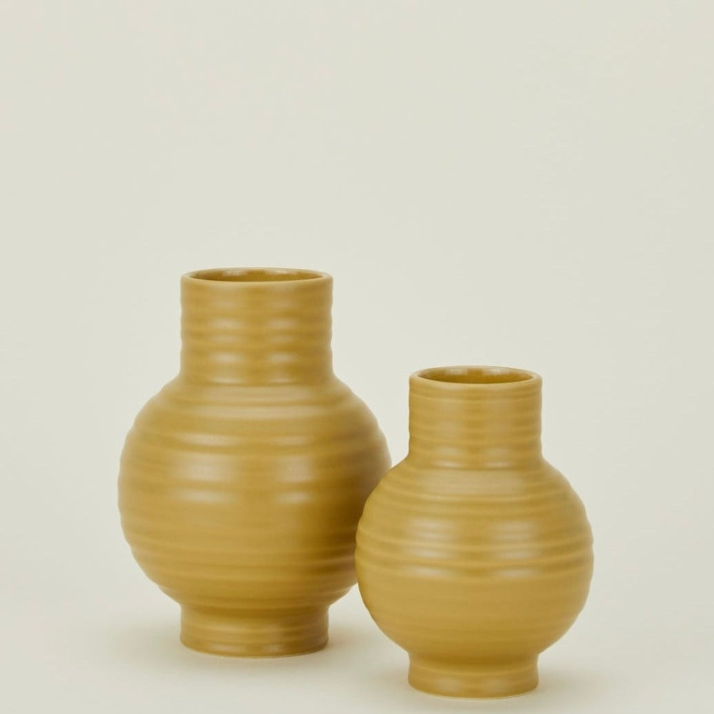 Essential Ceramic Vase - Mustard