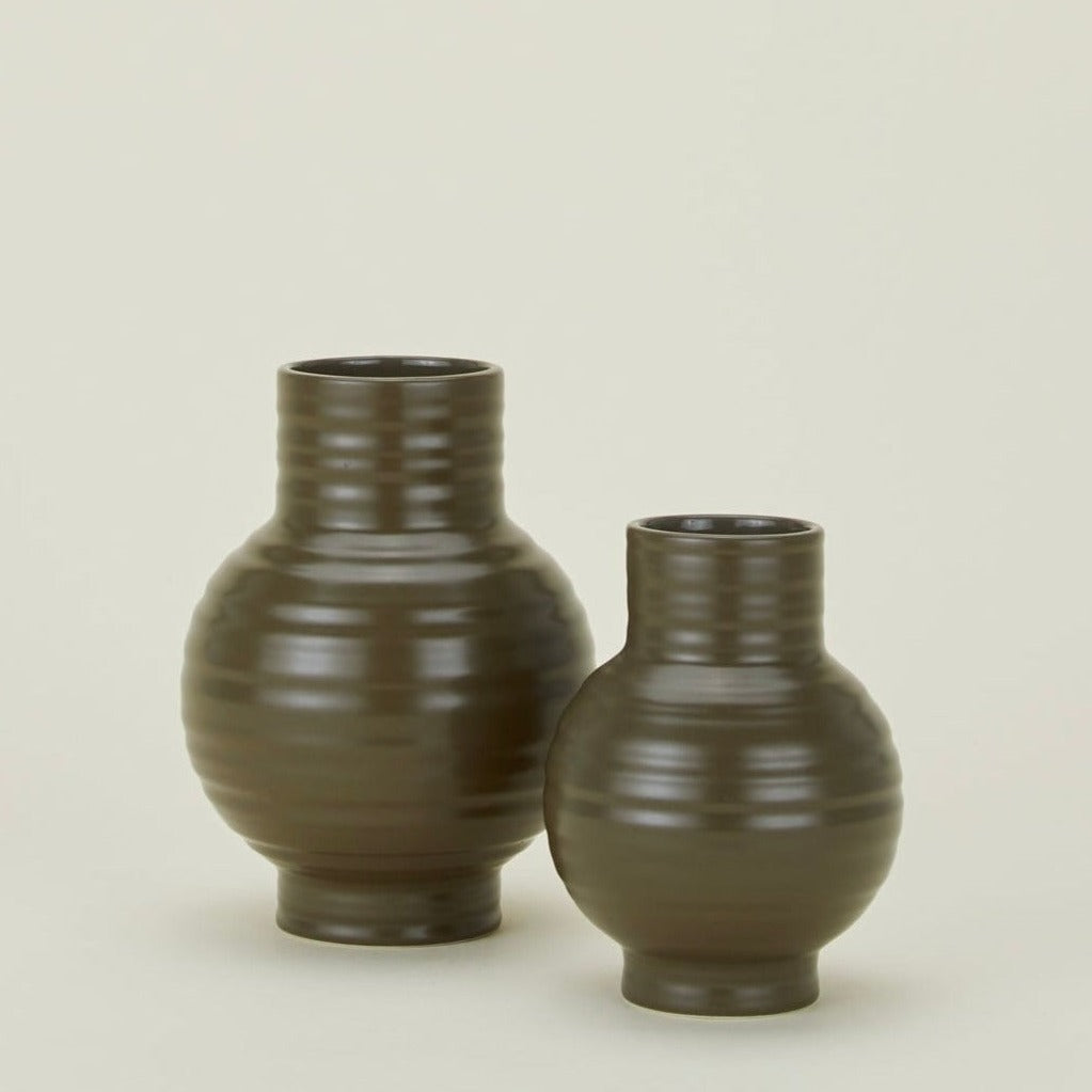 Essential Ceramic Vase - Olive