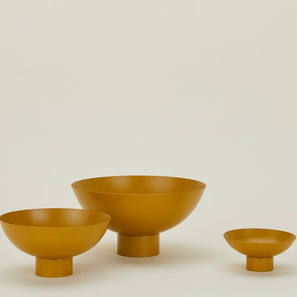 Essential Footed Bowl - Mustard