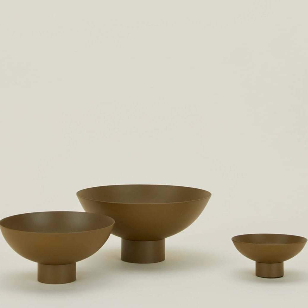 Essential Footed Bowl - Olive