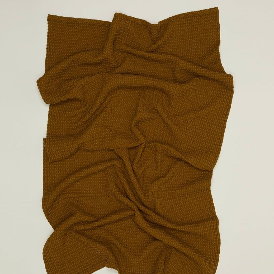 Simple Waffle Towels - Bronze