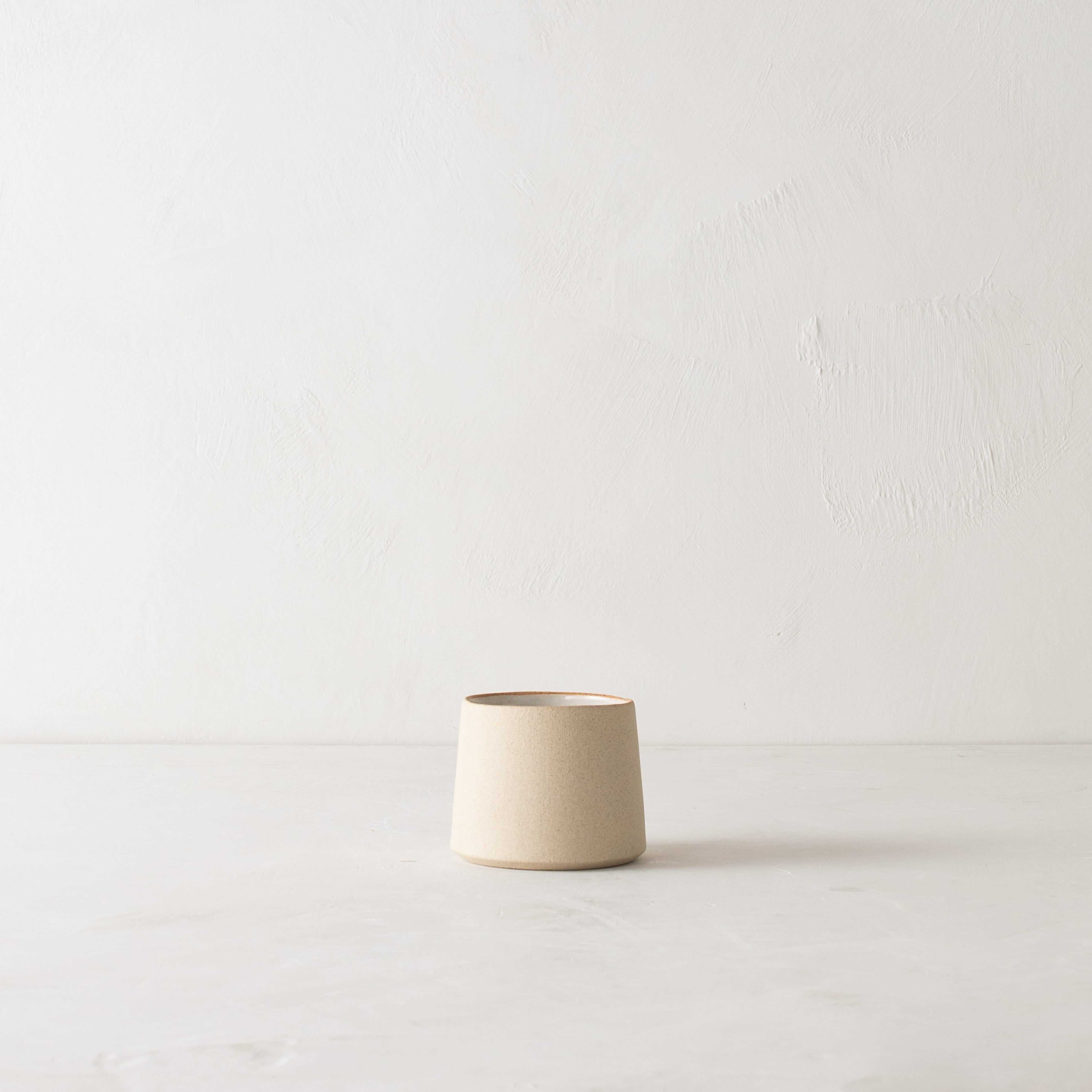 8 oz Minimal Cup | Raw Stoneware