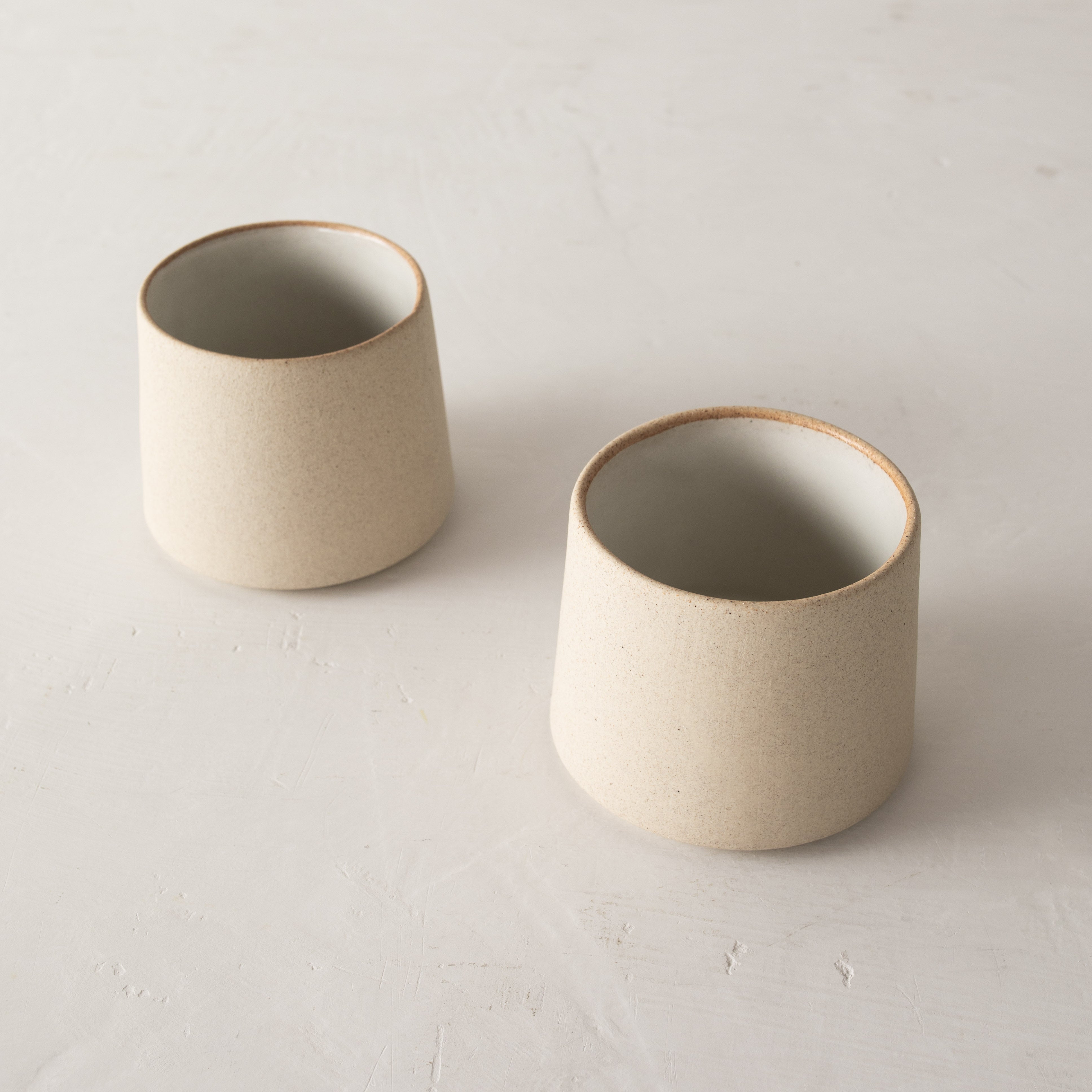 8 oz Minimal Cup | Raw Stoneware