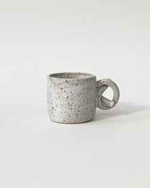  Handmade Ceramic Knot Handle Espresso Cup