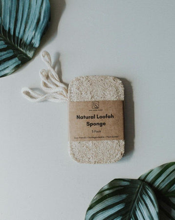 Natural Loofah Sponge 3-Pack