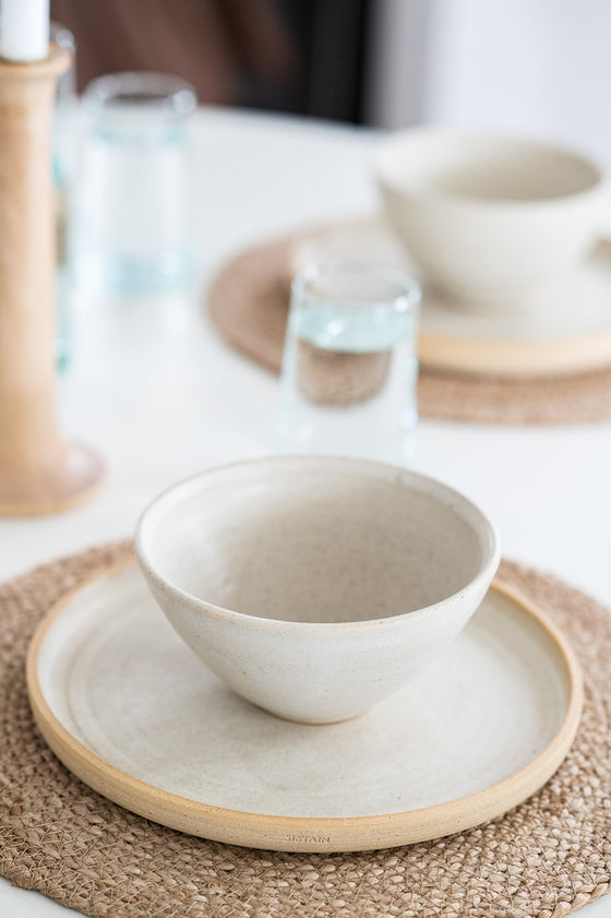 Beige Handmade Ceramic Bowls
