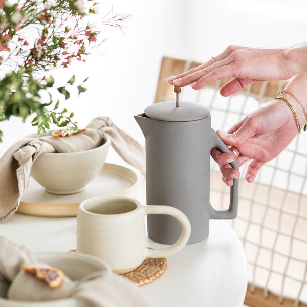 Sand Ceramic French Press – Salt & Sundry