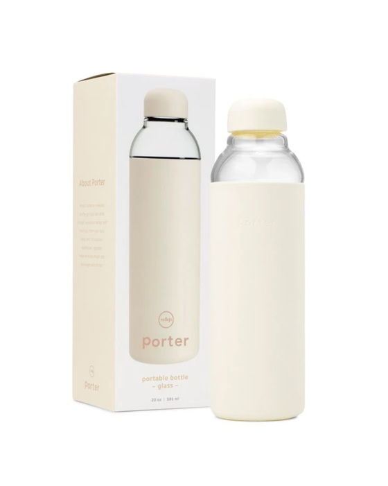 Porter Glass and Silicone Water Bottle